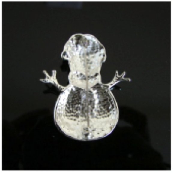 Snowman Brooch Pin Jewellery with Winter Scarf Hat Sparkle Snow Man - Picture 4 of 4